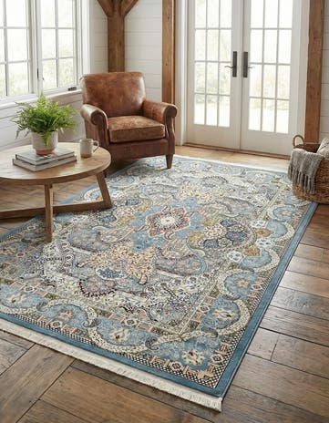 5' 3 x 8' Nain Design Rug