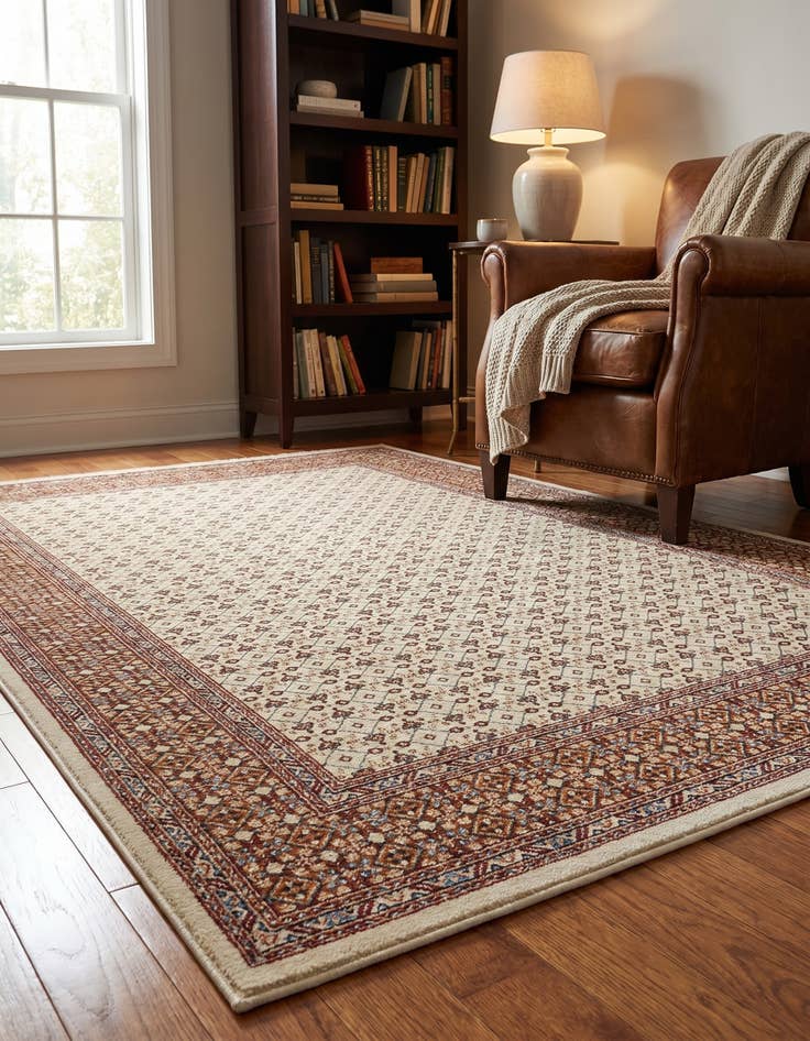 Detail image of 5' 3 x 8' Nain Design Rug