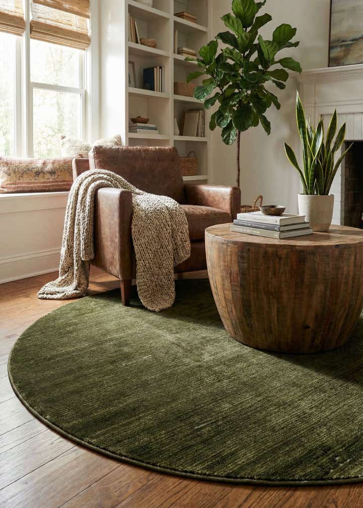 5' 3 x 5' 3 Finsbury Round Rug