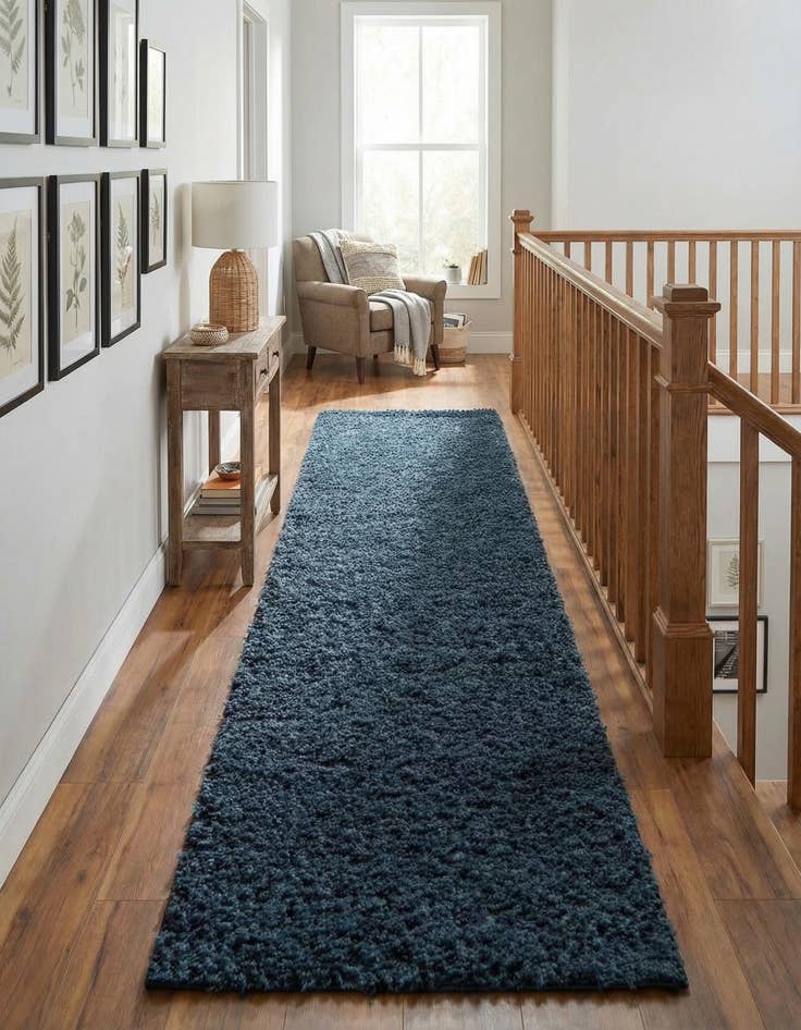 Detail image of 2' 6 x 13' Everyday Shag Runner Rug