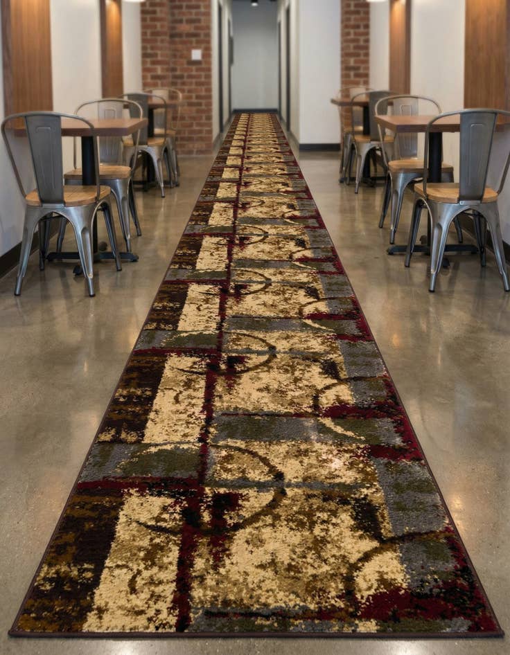 Detail image of 2' 7 x 16' Cafe Runner Rug