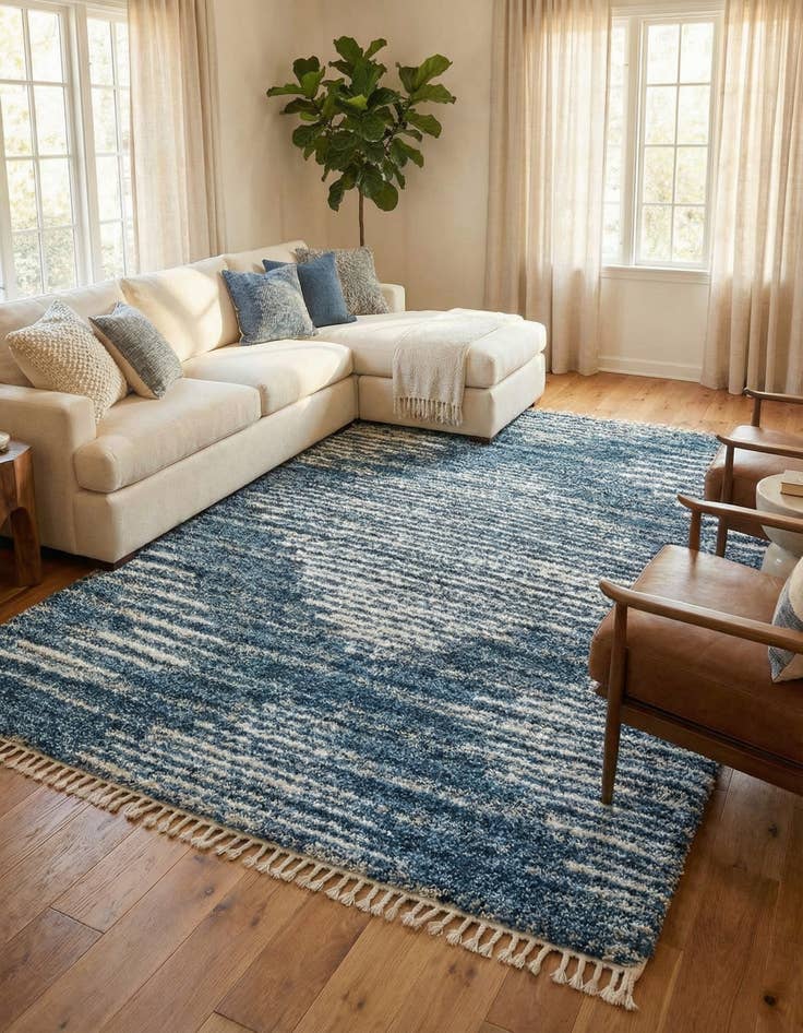 Detail image of 10' x 14' Serenity Shag Rug