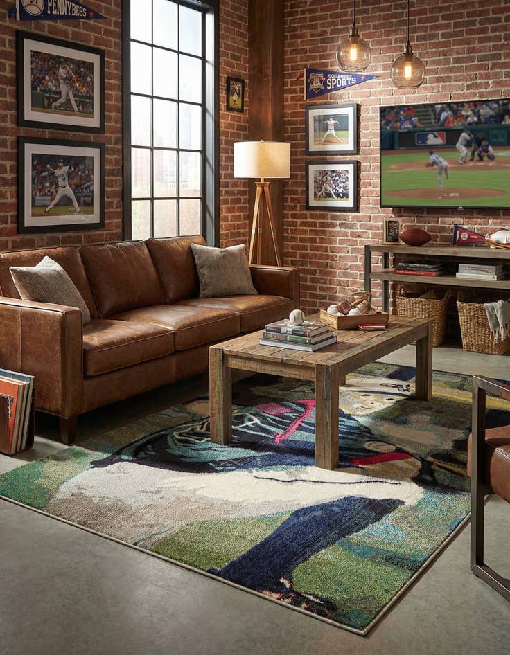 Detail image of 4' 10 x 8' Zoey Rug