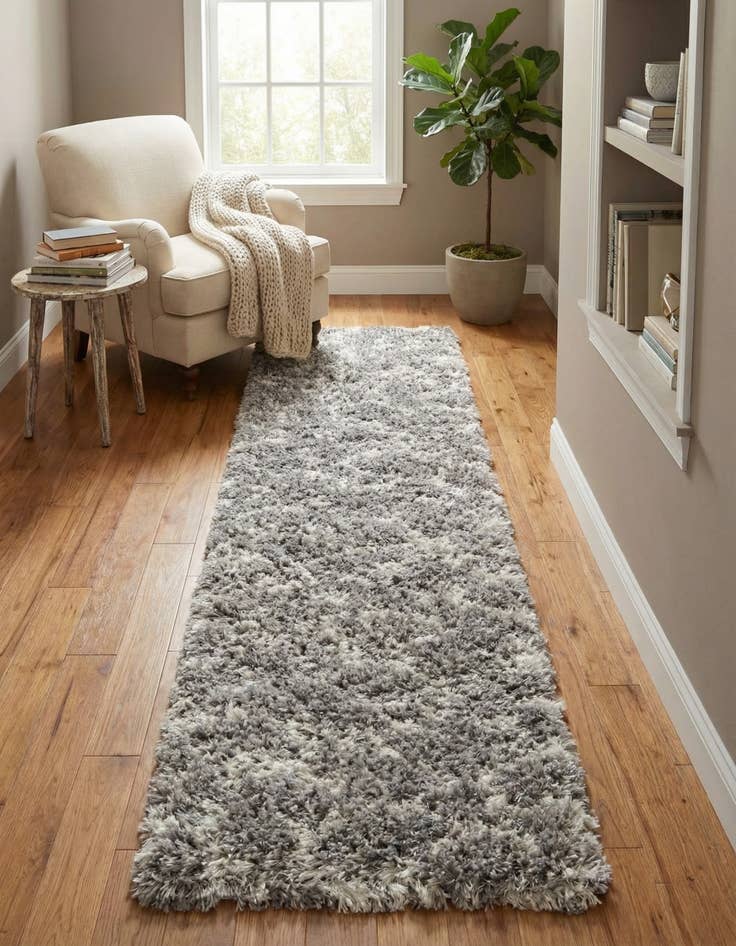 Detail image of 2' x 8' Infinity Shag Runner Rug