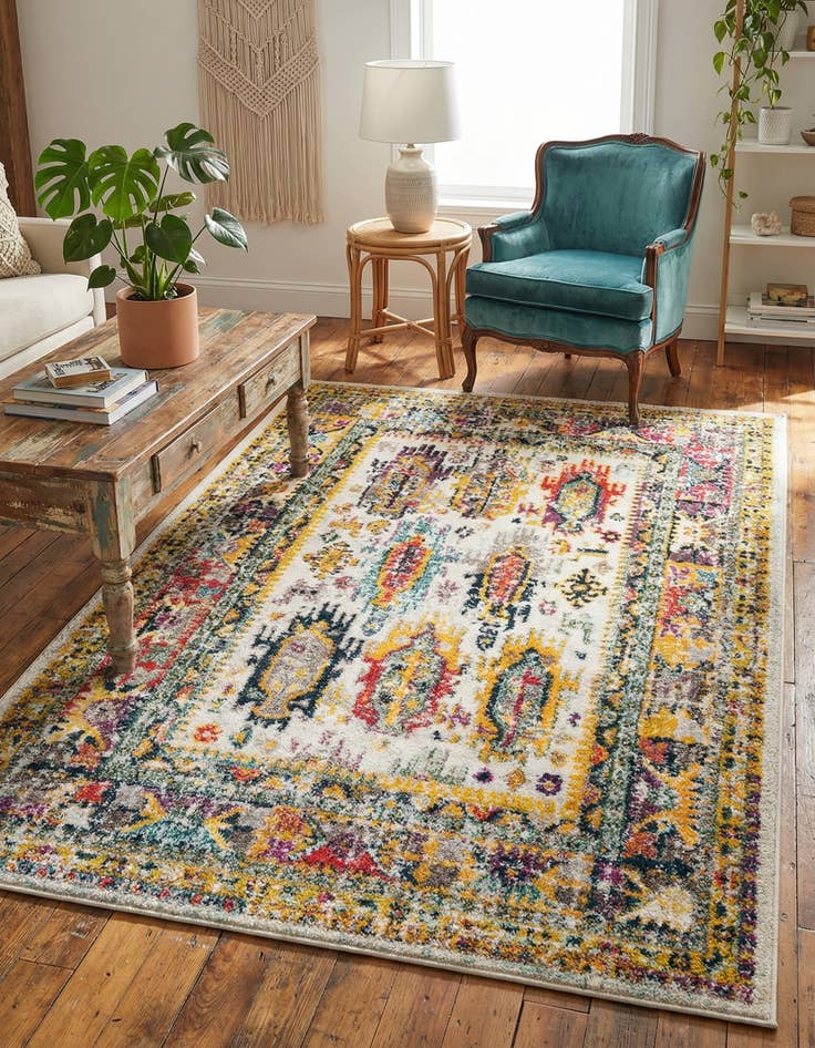 Detail image of 4' 1 x 6' 1 Carrington Rug