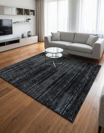 Jill Zarin Navy Blue Uptown Square Rug