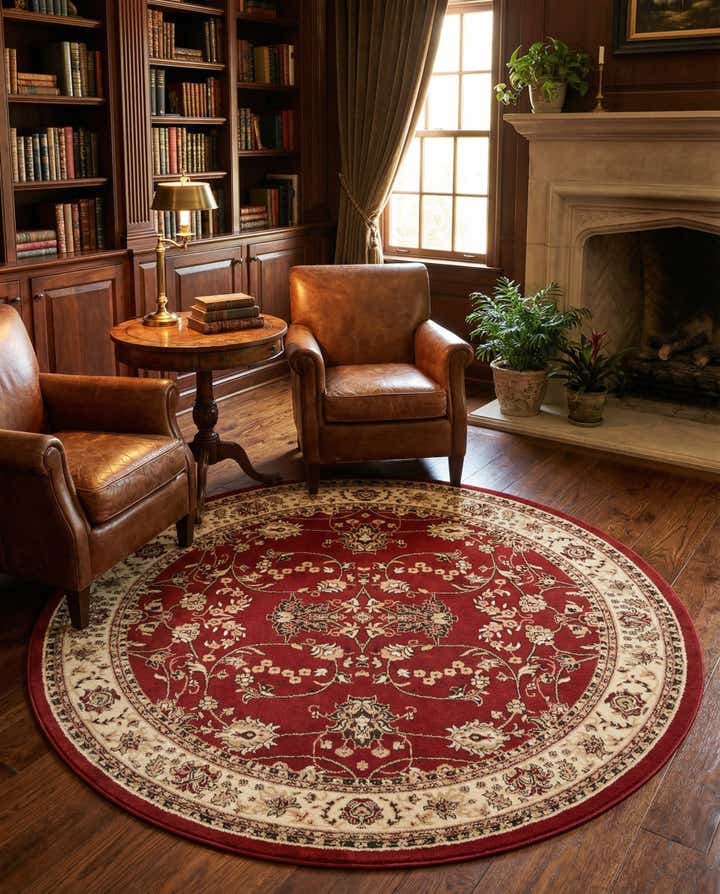 7' x 7' Yasmin Round Rug