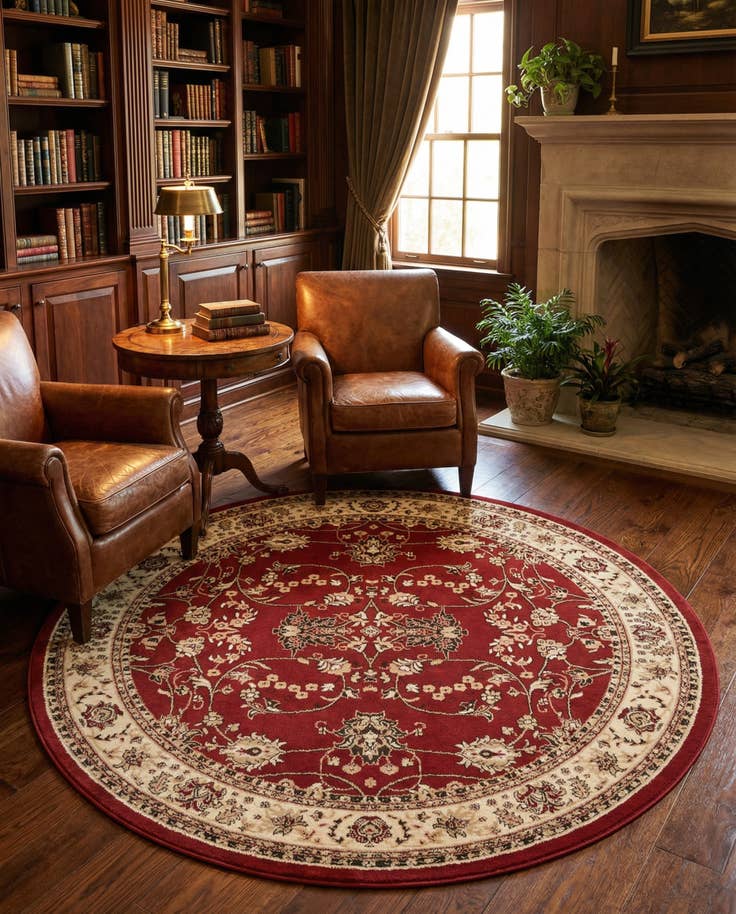 Detail image of 7' x 7' Yasmin Round Rug