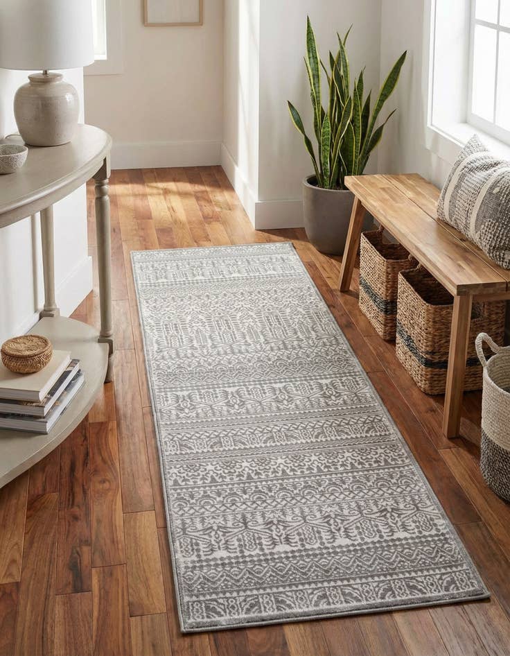 Detail image of 2' 7 x 8' Uptown Cloisters Runner Rug