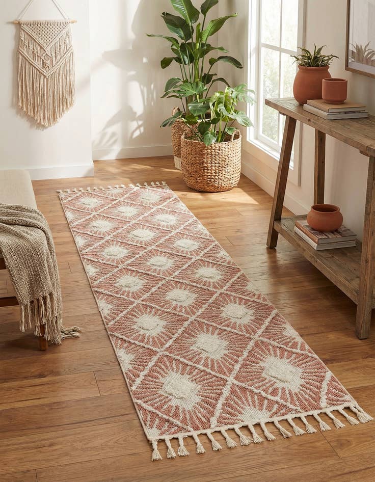 Detail image of 2' 7 x 12' Boho Runner Rug