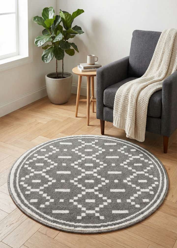3' x 3' Oslo Round Rug