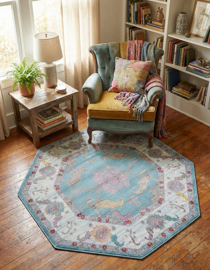 Detail image of 4' x 4' Paragon Octagon Rug