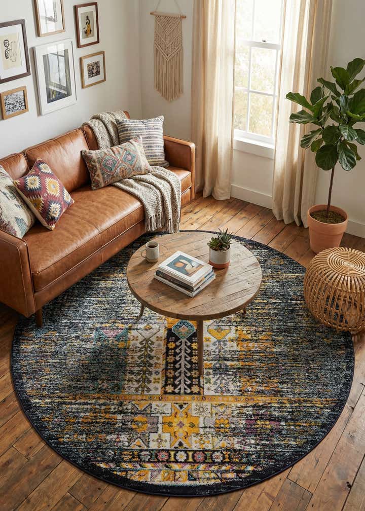 7' 10 x 7' 10 Madeline Round Rug