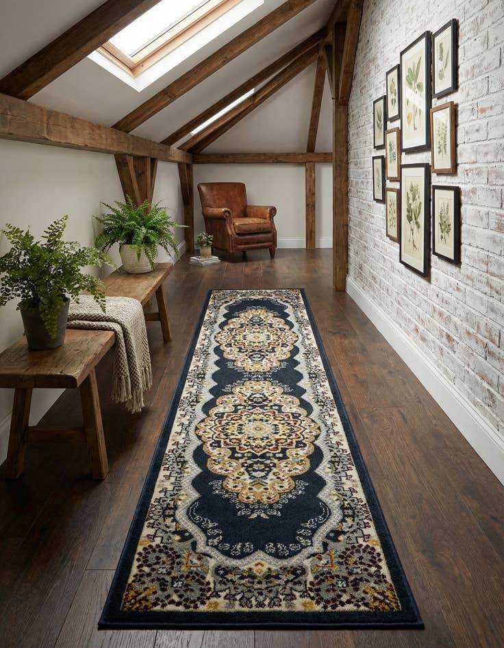 Detail image of 2' x 8' Kamala Washable Runner Rug