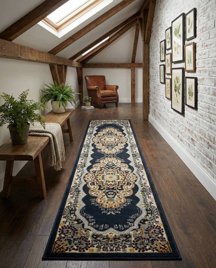 Detail image of 2' x 8' Kamala Washable Runner Rug