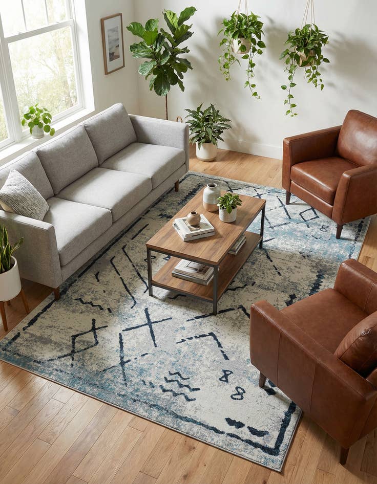 Detail image of 6' x 9' Kamala Washable Rug