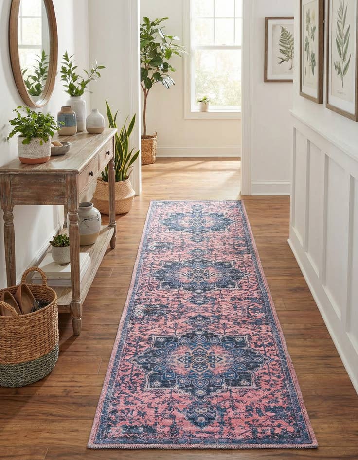 Detail image of 2' x 8'  Washable Renaissance Runner Rug