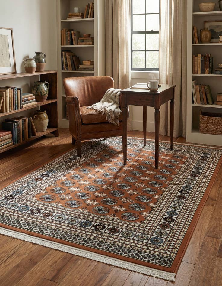 Detail image of 5' 3 x 8' Nain Design Rug