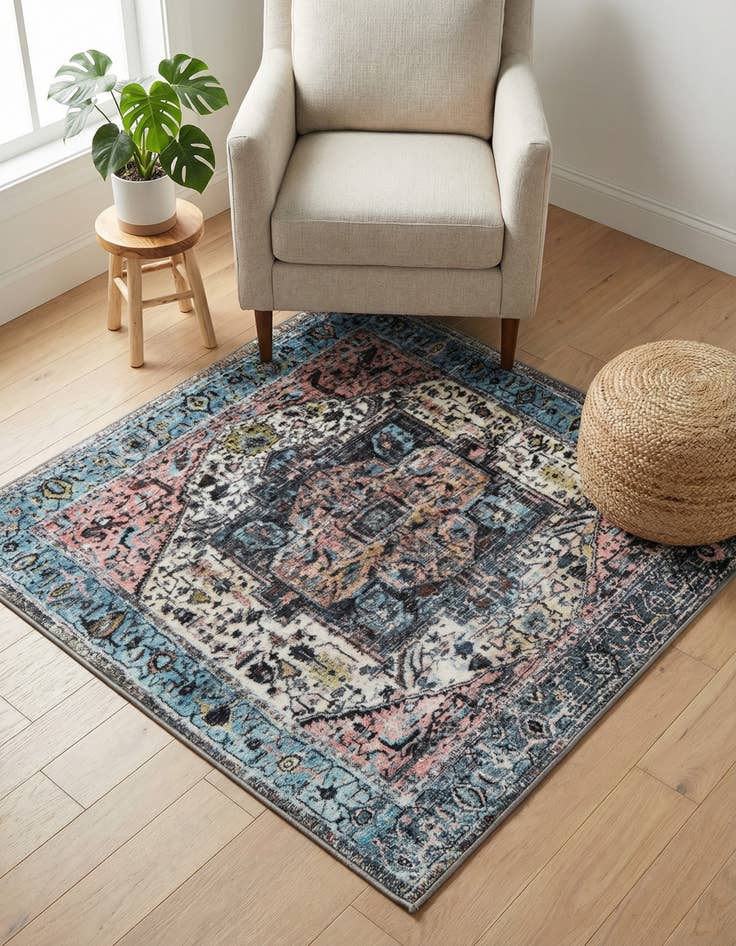 Detail image of 3' 3 x 3' 3 Medina Square Rug