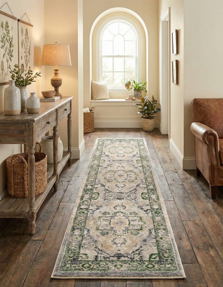 Detail image of 2' x 8' Madeline Vintage Runner Rug