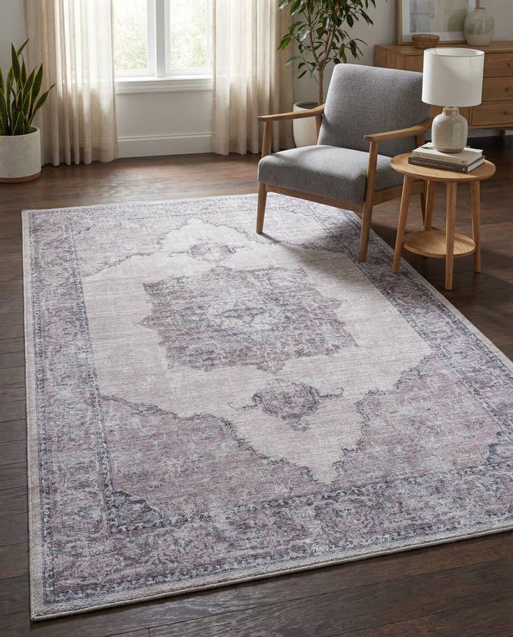 Detail image of 5' 3 x 8' Washable Mangata Rug