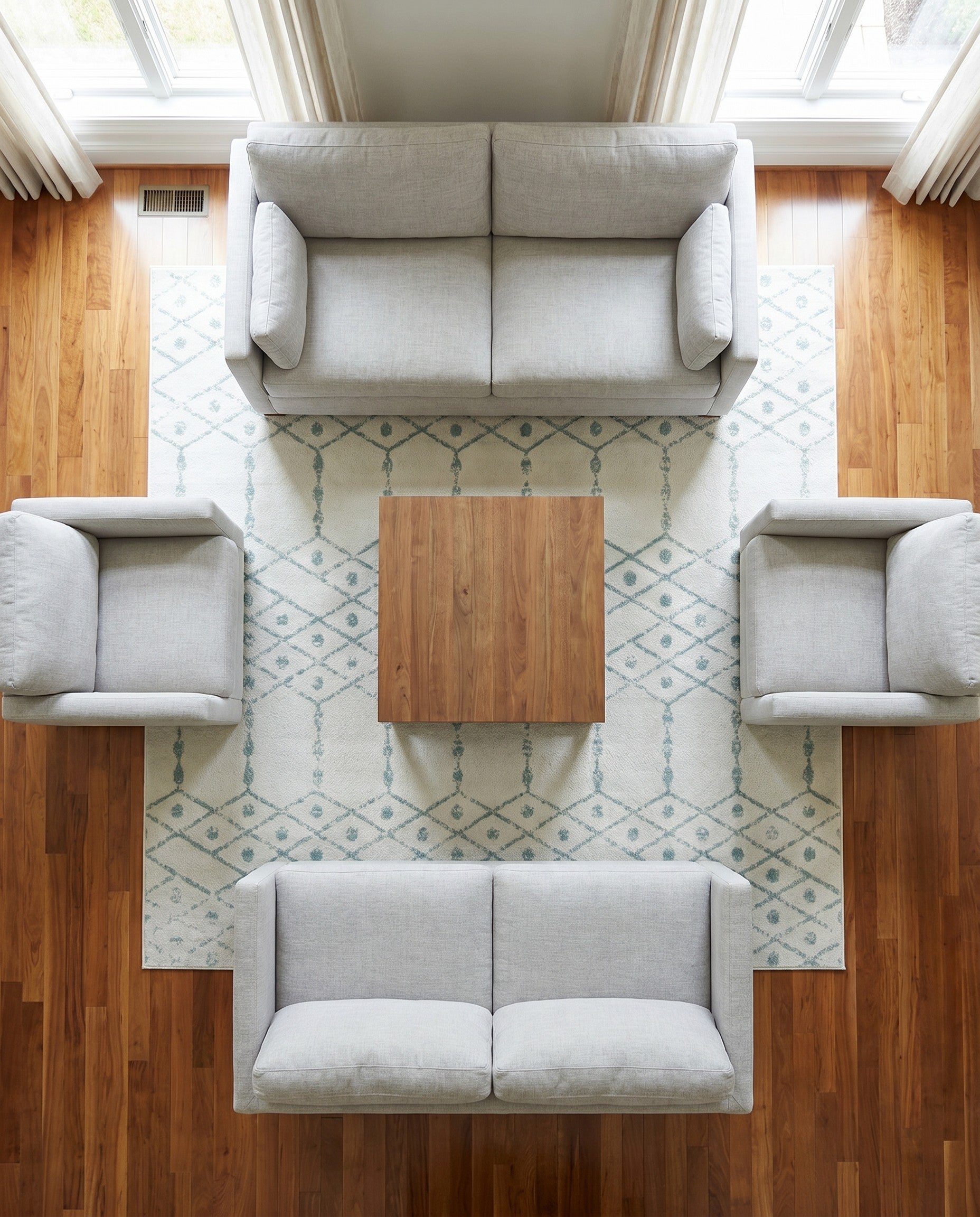 7' 10 x 7' 10 Paxon Trellis Square Rug