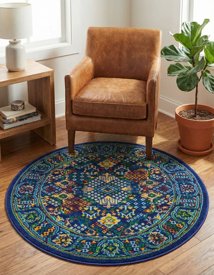 Detail image of 3' 3 x 3' 3 Calypso Round Rug