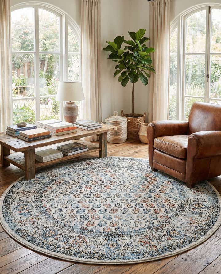 5' 3 x 5' 3 Aramis Round Rug