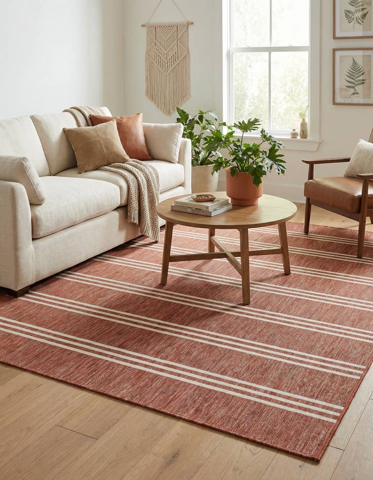 Detail image of 7' 10 x 10'  Washable Jill Zarin Anguilla Indoor / Outdoor Rug