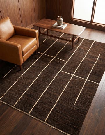 5' 8 x 7' 10 Hand Knotted Moroccan Wool Rug