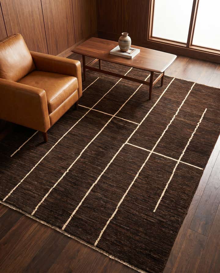 5' 8 x 7' 10 Hand Knotted Moroccan Wool Rug
