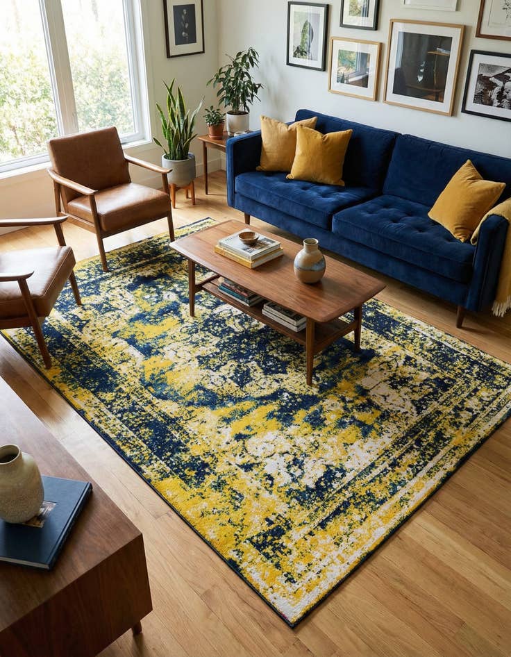 Detail image of 6' x 9' Monte Carlo Rug With Pad Bundle