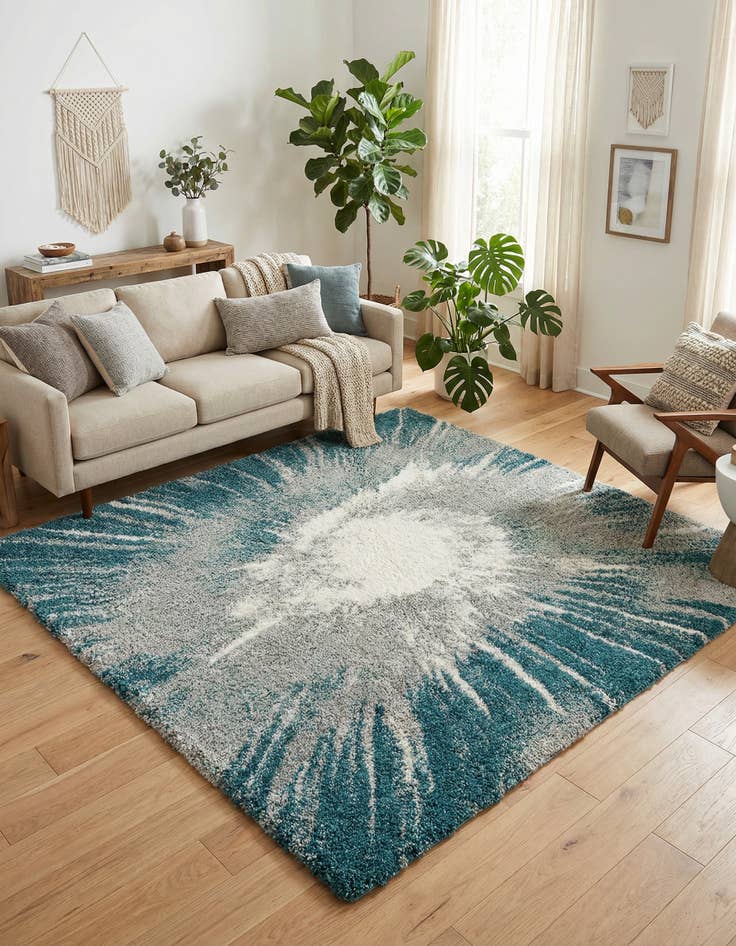 Detail image of 7' 10 x 7' 10 Soft Touch Shag Square Rug