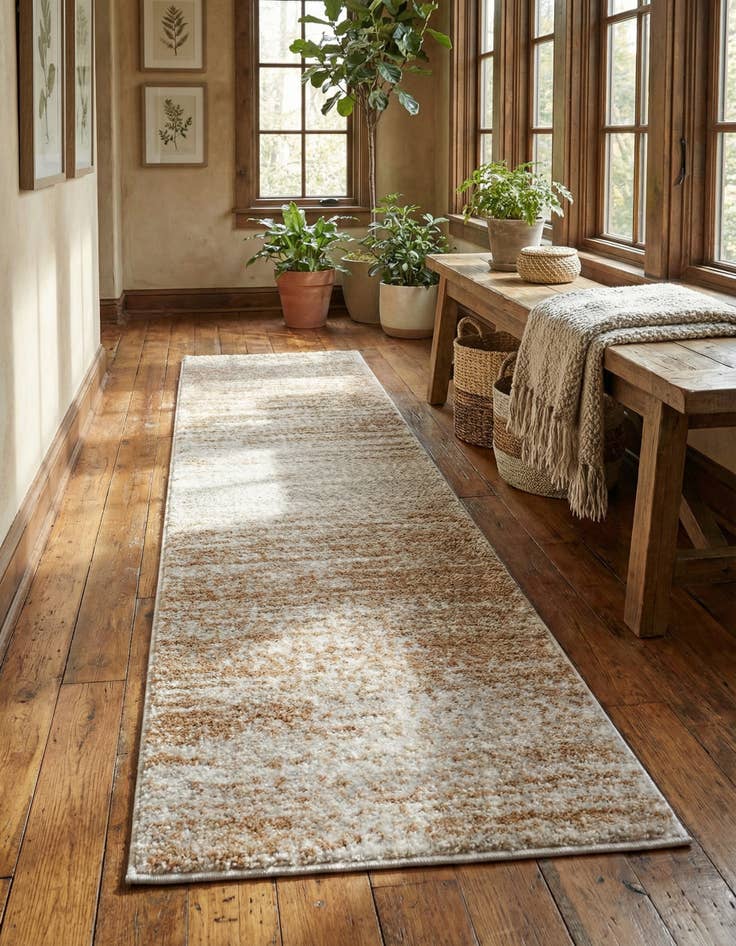 Detail image of 2' x 8' Sepia Runner Rug