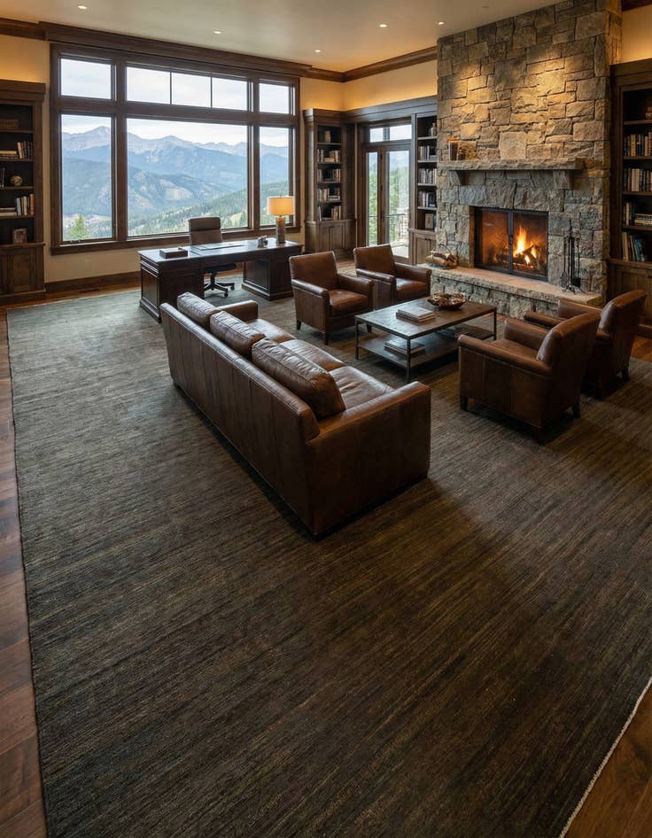 Detail image of 13' 2 x 19' 1 Hand Woven Kilim Afghan Wool Rug