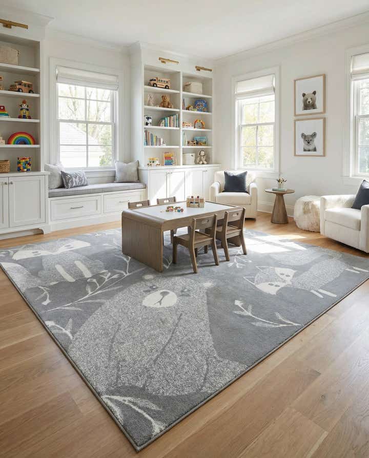 10' x 10' Whimsy Kids Square Rug