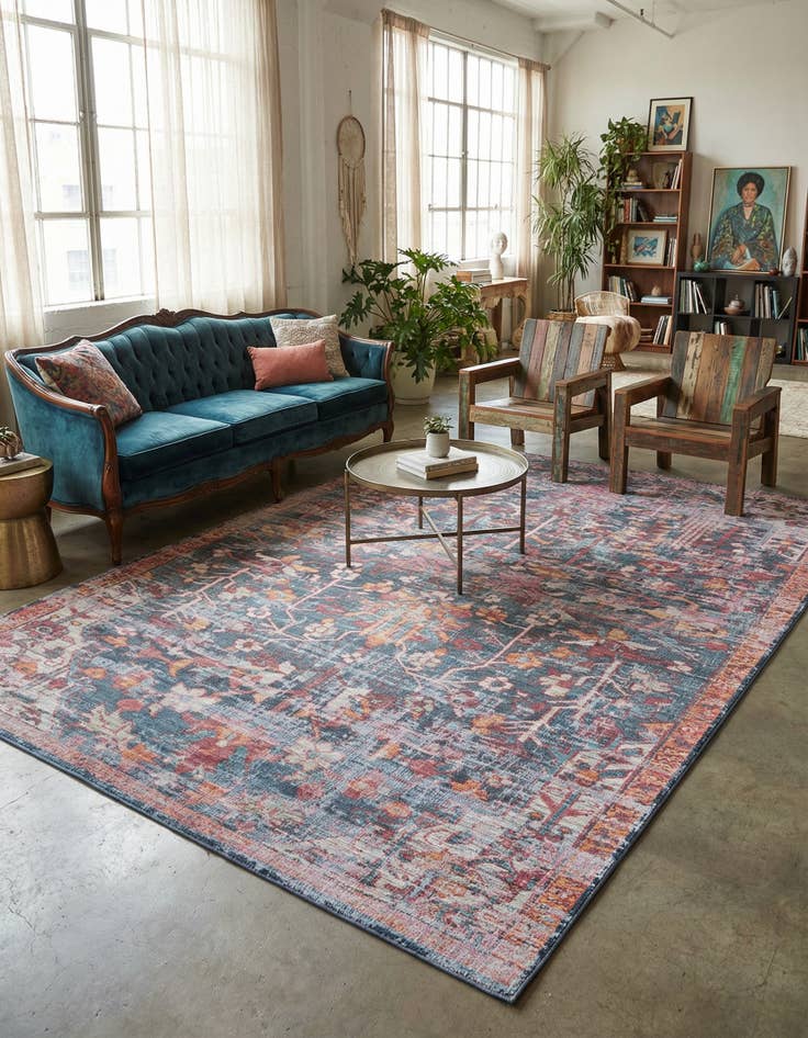 Detail image of 10' 6 x 13' Washable Maahru Rug