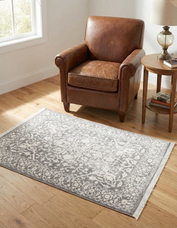 Light Gray Modern Classical Rug
