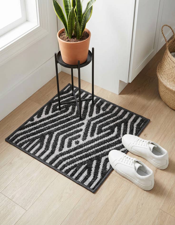 Detail image of 1' 8 x 1' 8 Washable Sabrina Soto Hudson Indoor / Outdoor Sample Rug