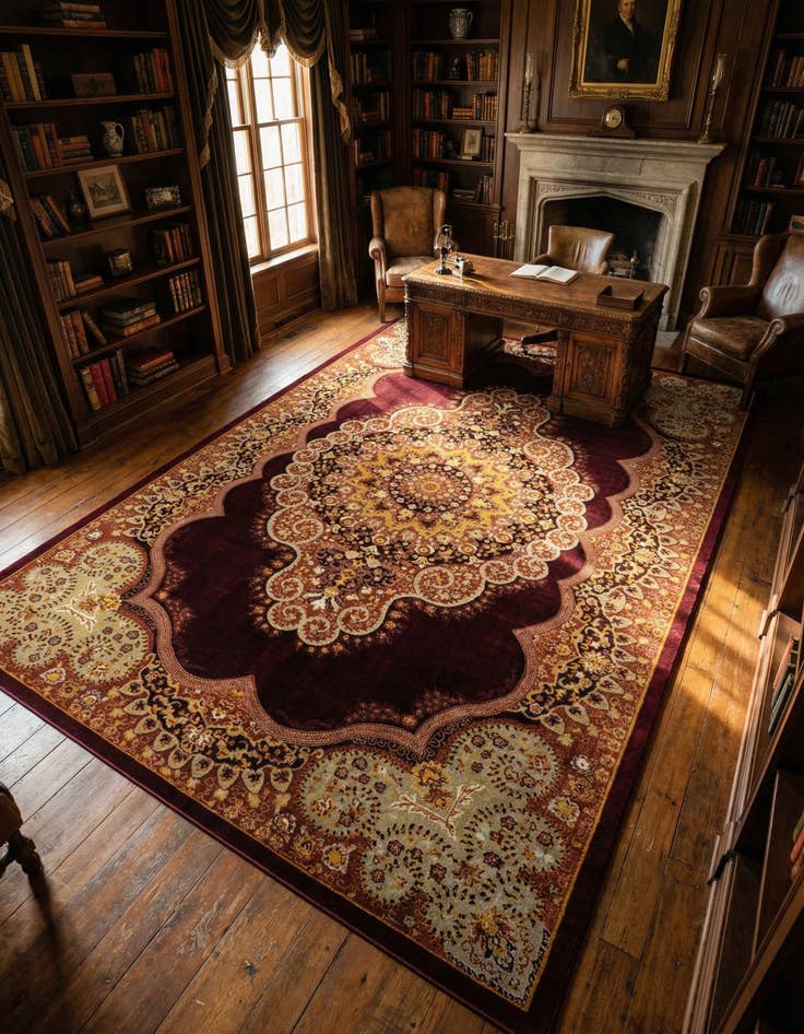 Detail image of 10' x 14' Kamala Washable Rug