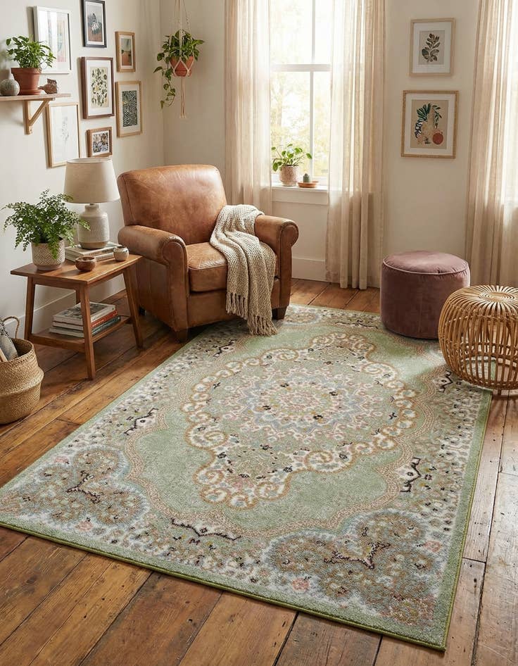 Detail image of 4' x 6' Kamala Washable Rug