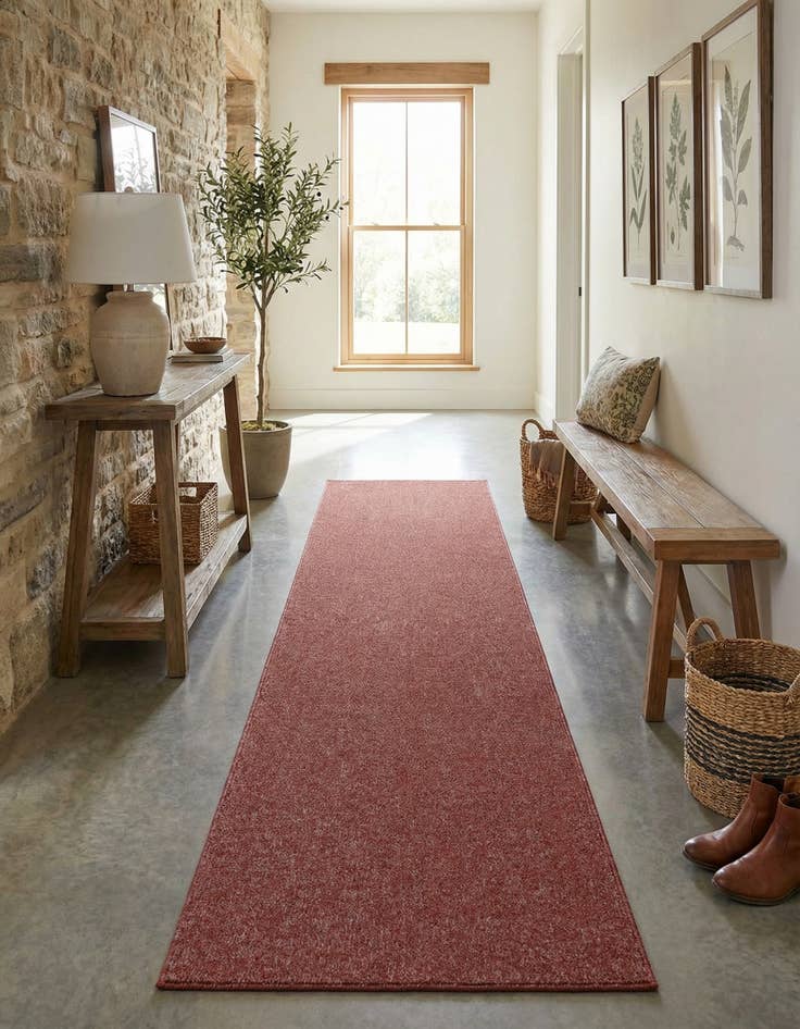 Detail image of 2' 6 x 13' Everyday Solid Runner Rug