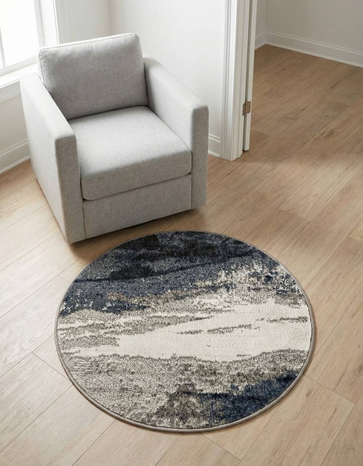Detail image of 3' x 3' Oslo Round Rug