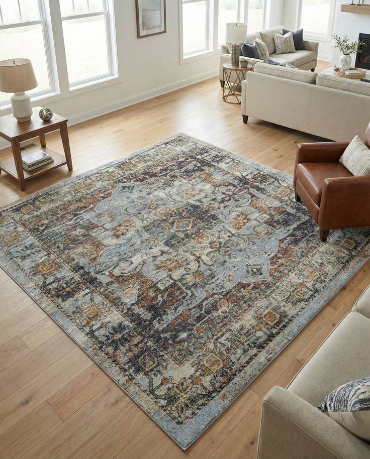 Detail image of 7' x 7' Isabella Square Rug