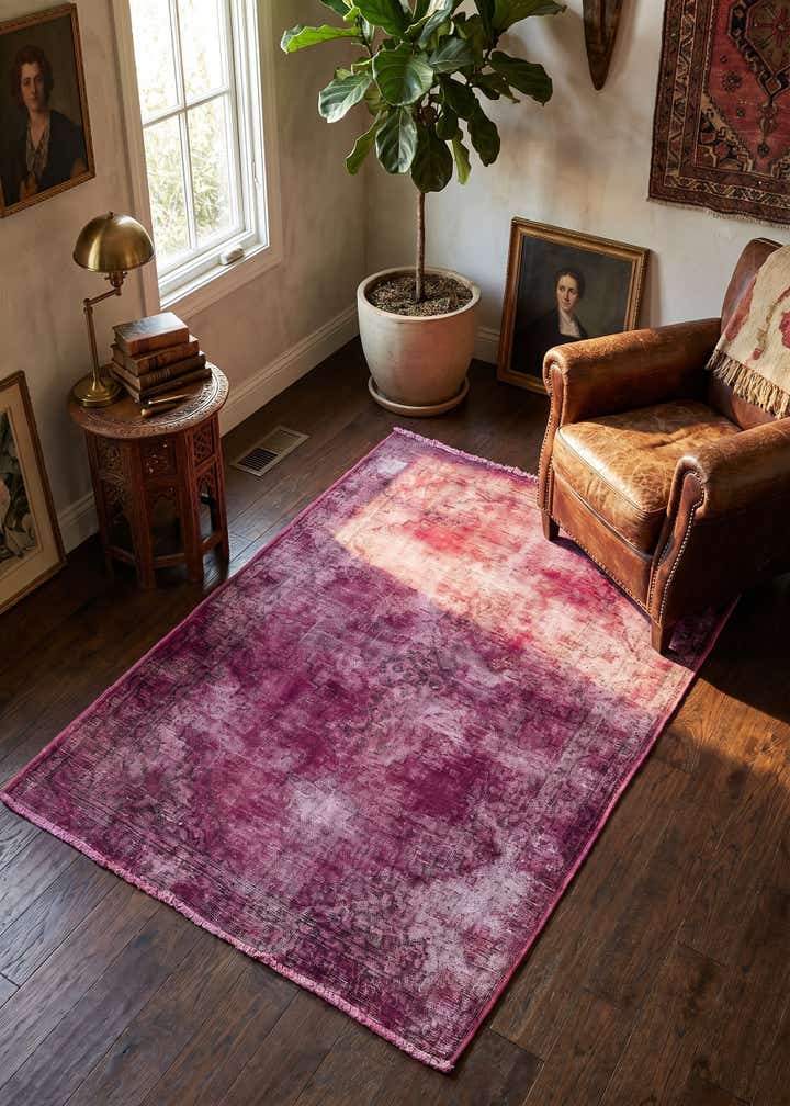 3' 2 x 4' 8 Hand Knotted Ultra Vintage Persian Wool Rug