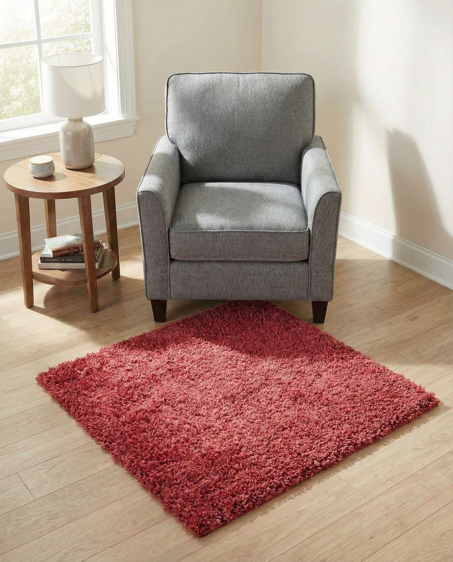 100cm x 100cm Zermatt Shag Quadrat Teppich