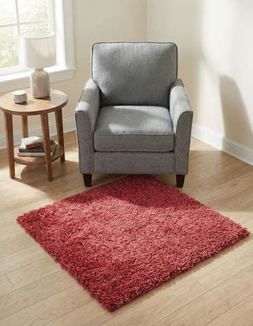 Poppy Zermatt Shag Square Rug