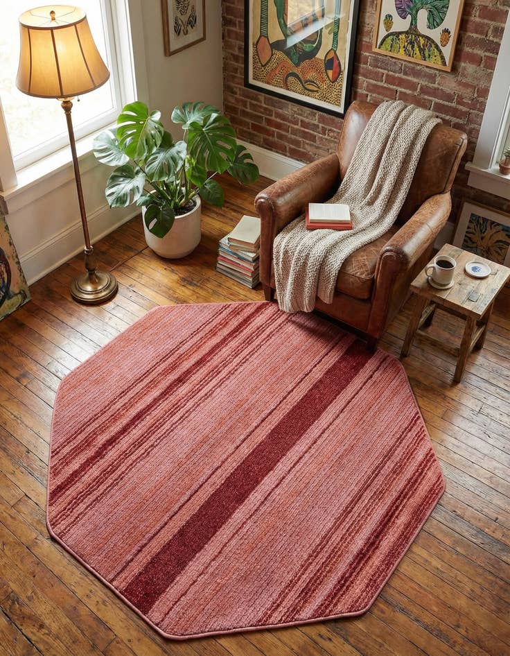 Detail image of 4' x 4' Gemstone Octagon Rug