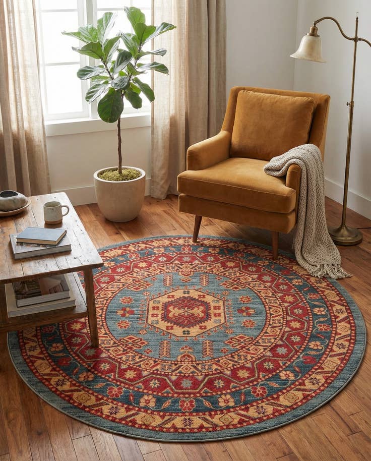 Detail image of 6' x 6' Sara Round Rug