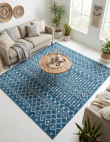 7' 10 x 7' 10 Kasbah Trellis Square Rug